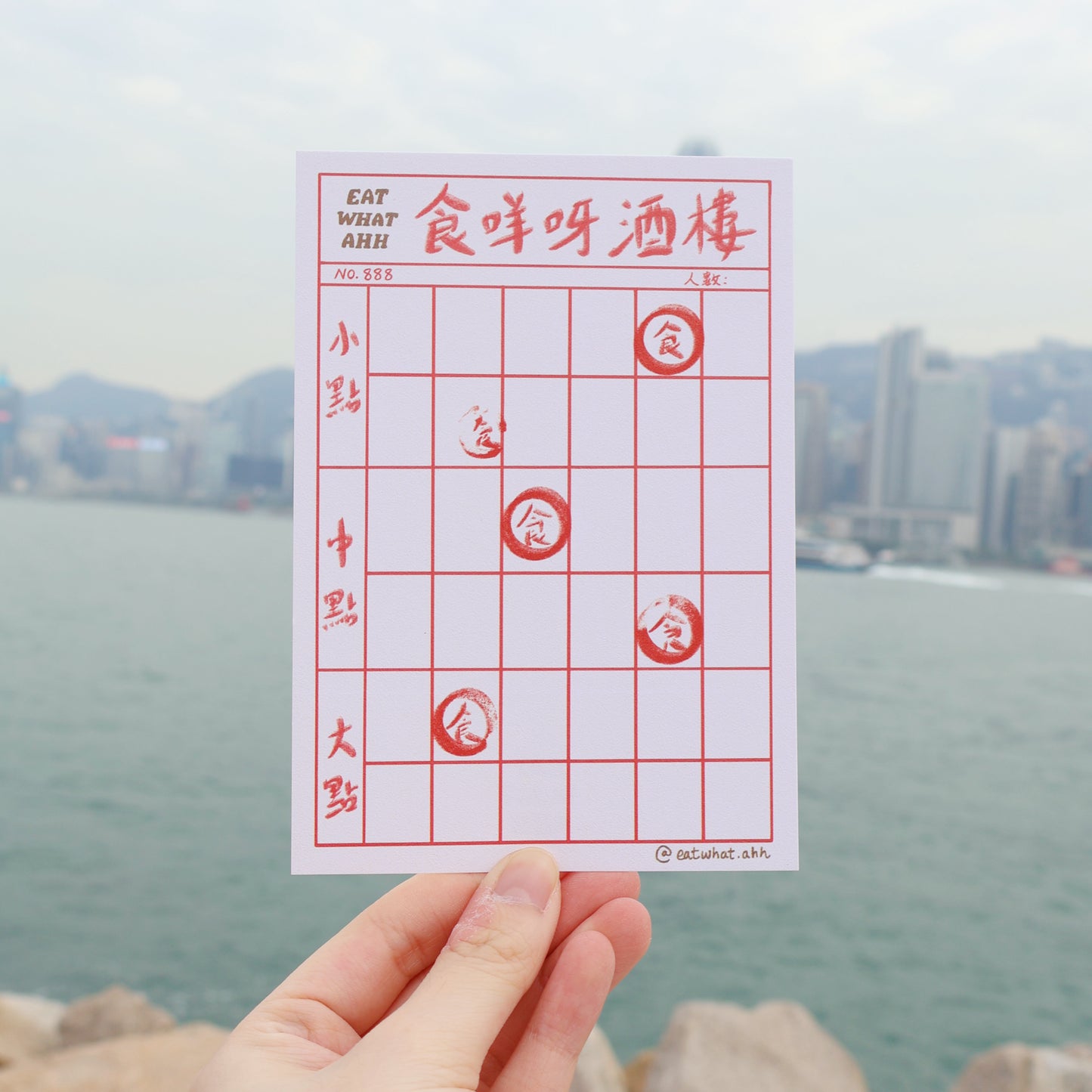 Dim Sum Sheet Postcard