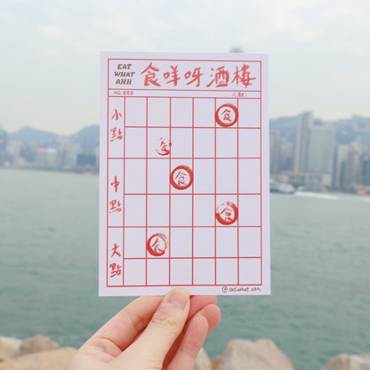 Dim Sum Sheet Postcard