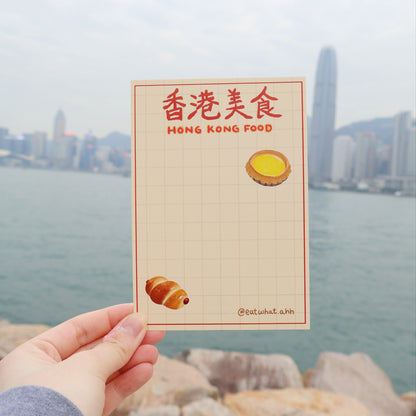 Hong Kong Food Postcard