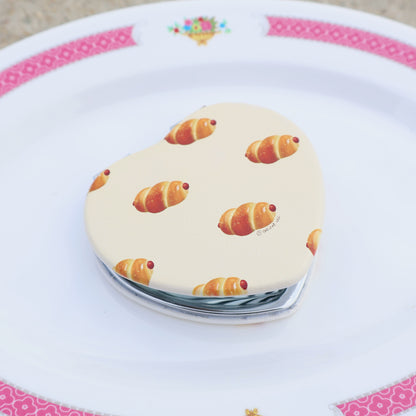 Sausage Bun Pocket Mirror