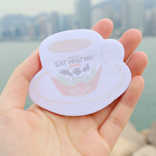 Hong Kong Milk Tea Shape Memo